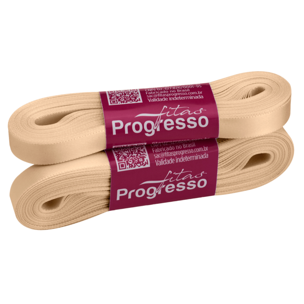 (CF002-10M)Fita de Cetim N.02 Progresso 10mm com 10mts.