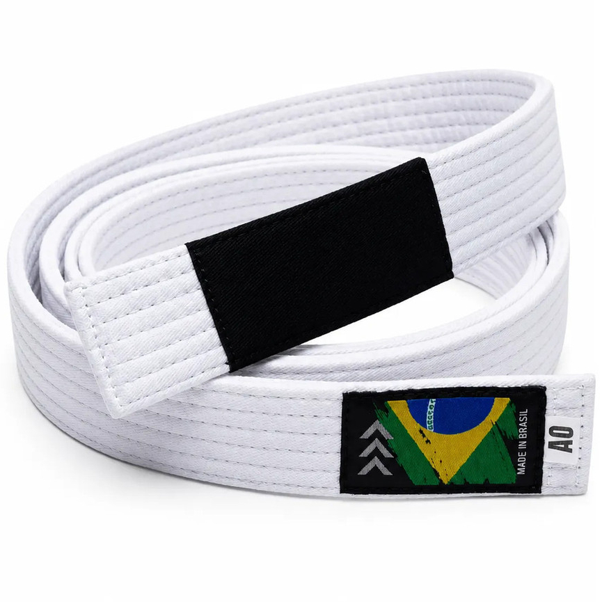 Faixa JiuJitsu 100% Algodão Treino Competição Tradicional Reforçada 6 Costuras Ponta Graduação