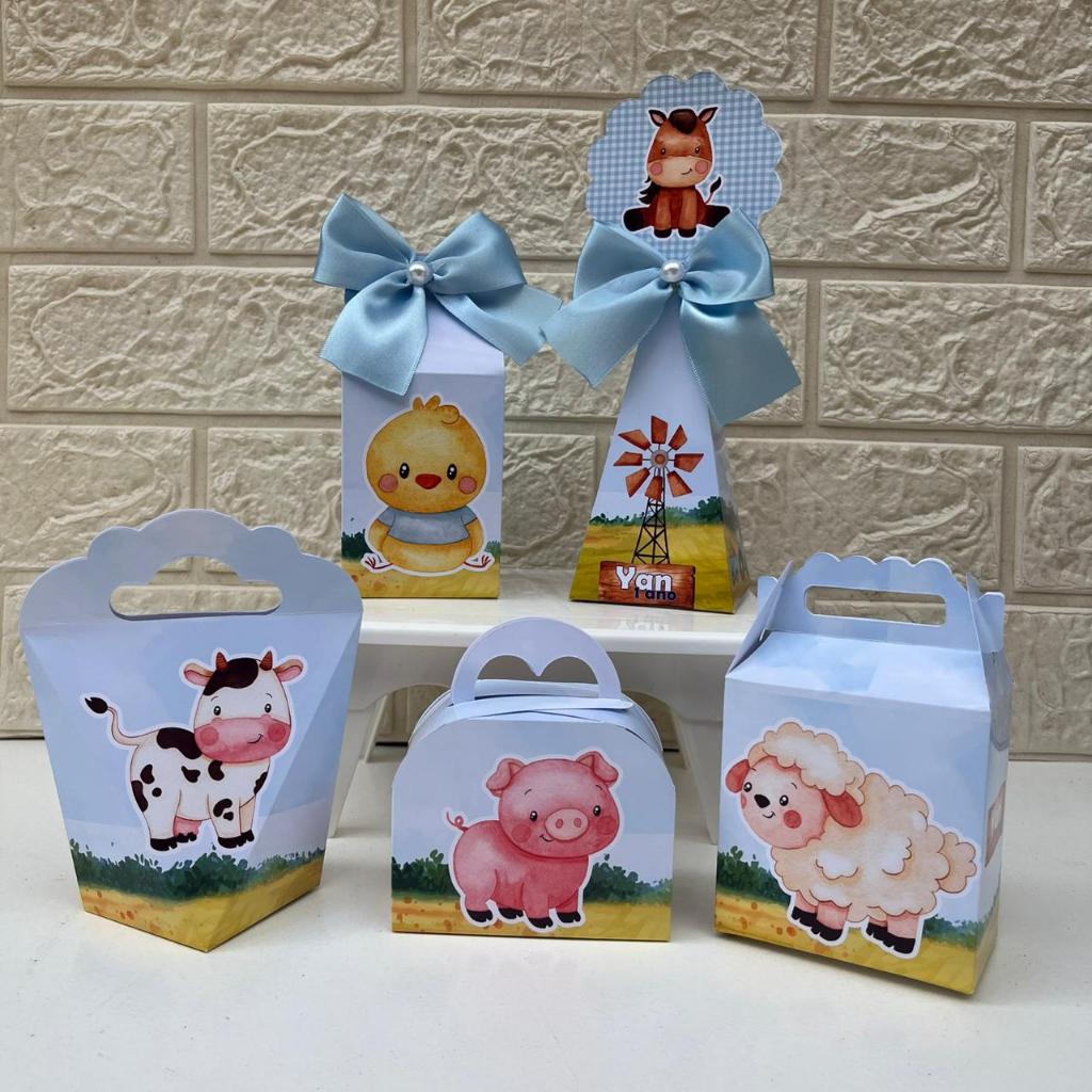 PEGUE E MONTE - Kit Festa Personalizado Fazendinha, Kit festa Fazendinha, Lembrancinha Fazendinha