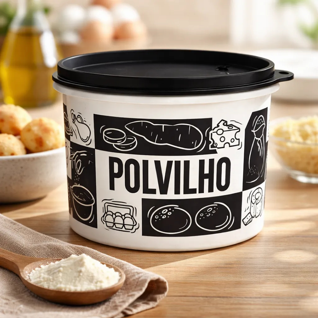 Tupperware Caixa Polvilho Pop Box Mantimentos.