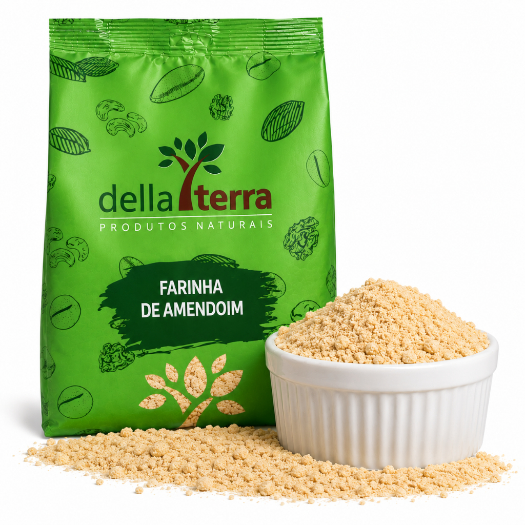 Farinha de Amendoim 1Kg - Della Terra