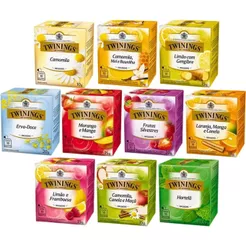 CHÁ TWININGS KIT COM 3 CAIXINHA - 30 SACHES