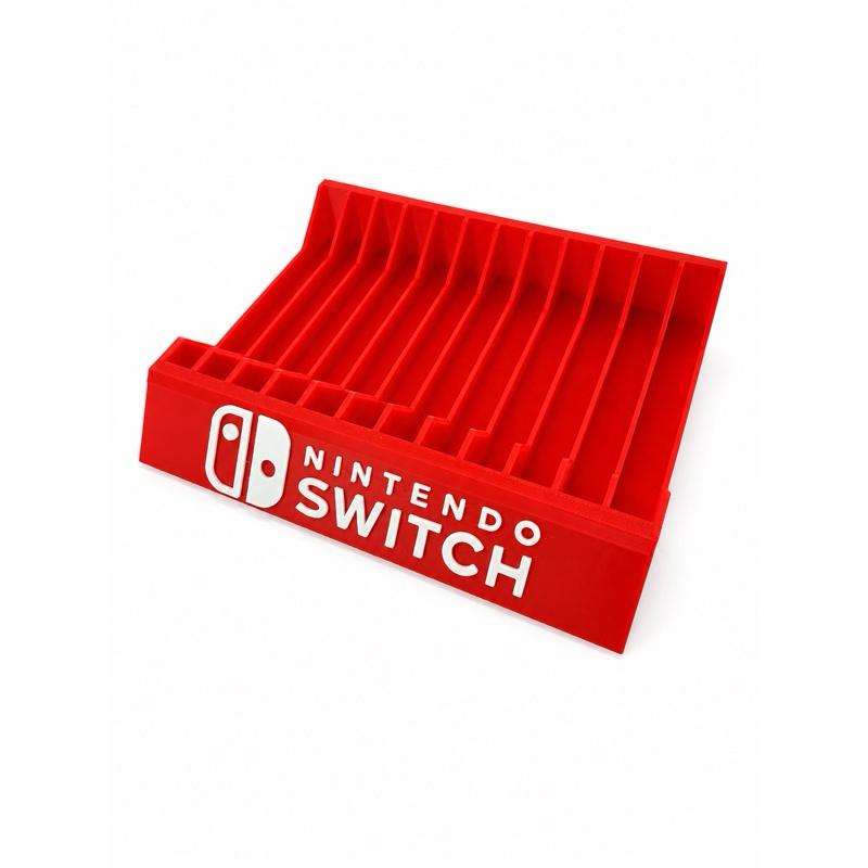 Porta Jogos Nintendo Switch 1 e 2 Organizador 12 Cartuchos Suporte Expositor