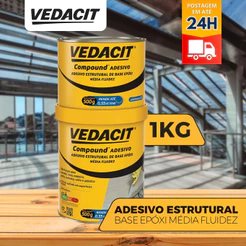 Adesivo Epoxi Compound TIX (Lata 1 kg) - VEDACIT