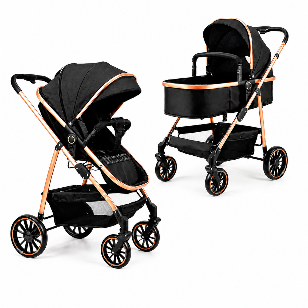 Carrinho de Bebê Berço Moisés Passeio Até 15kg Modelo Europeu Completo Helplo