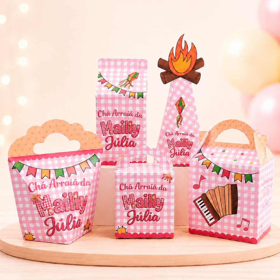 PEGUE E MONTE - LEMBRANCINHA PERSONALIZADA CHÁ ARRAIÁ RS/ CHÁ DE BEBÊ LEMBRANCINHA DE ANIVERSÁRIO / FESTA JUNINA