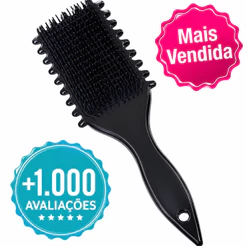 Escova Modeladora Bounce Curl Pente Portátil Para Cachos Finalize seu cabelo em minutos EM PROMOÇÃO!