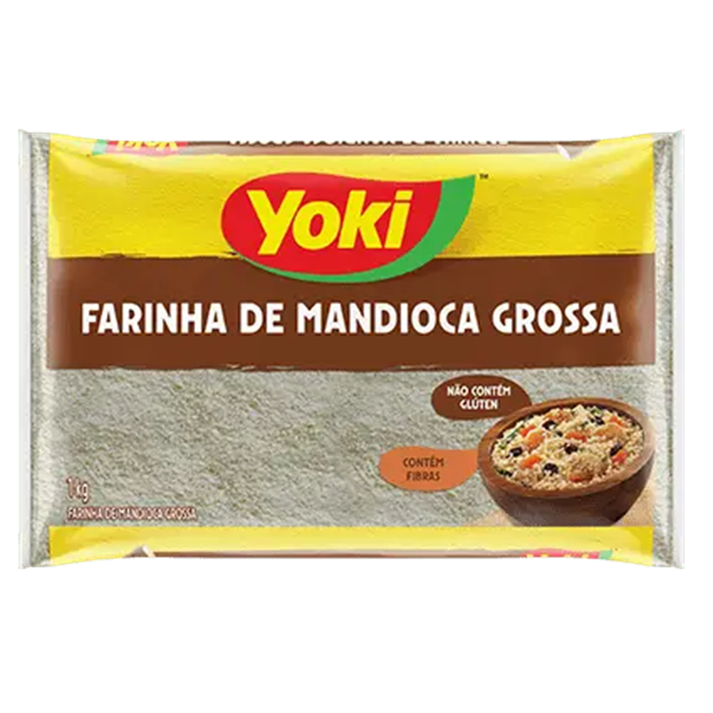 Multi-pack Farinha De Mandioca Grossa Yoki 1kg