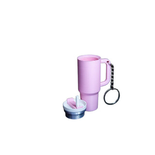Chaveiro Porta Batom Estojo de Armazenamento Rosa
