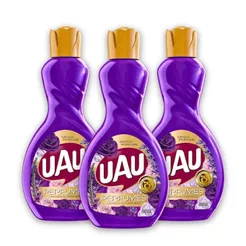 Kit 3un Limpador 500ml UAU Lavanda E Conforto