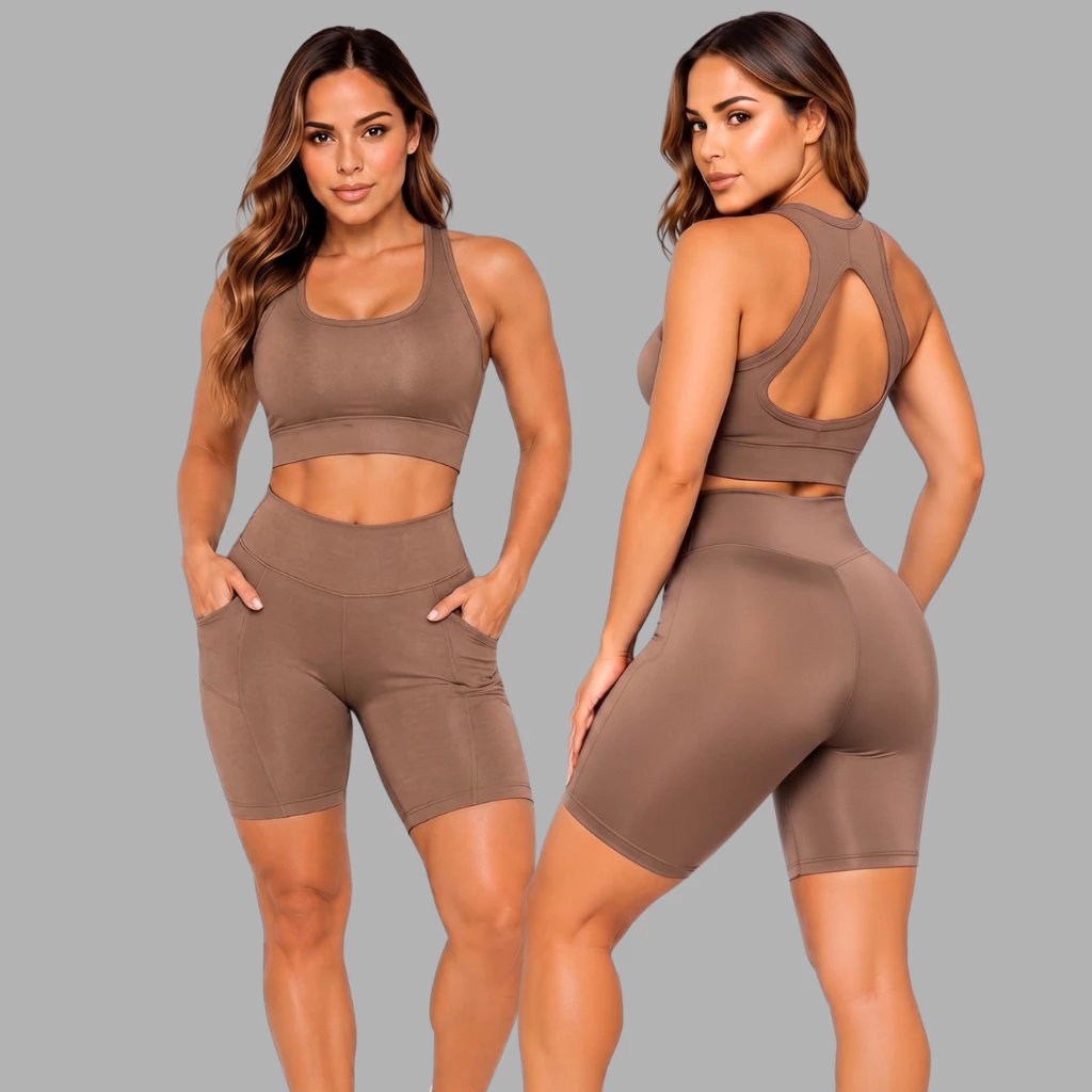 Conjunto Academia Fitness Top Short Kit Zero Transparência Adicionar aos favoritos OFERTA IMPERDÍVEL — imagem 1