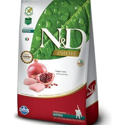 Ração Farmina N&D Prime Frango e Romã Gatos Filhotes De 7.5 Kg