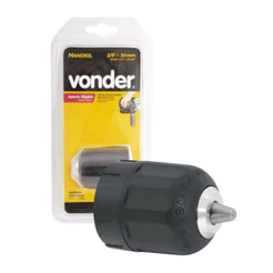 Mandril de Aperto Rápido Vonder 0,8 a 10mm 3/8" x 24 Fios para Furadeira