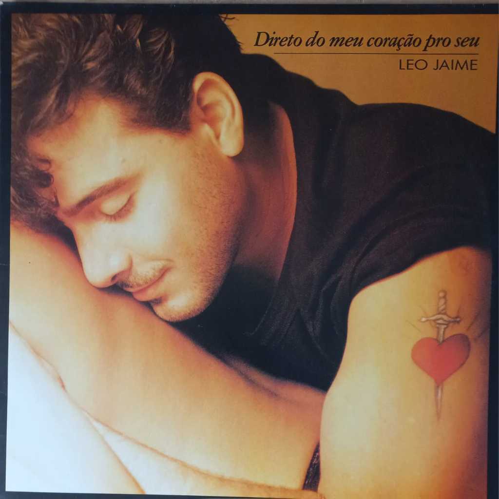 Disco de vinil - Leo Jaime - Direto do meu coraçao pro seu - Capa Original - Ótimo Estado - Colecionador
