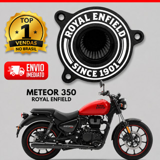 Tampa Alto Fluxo Para Filtro De Ar - Royal Enfield Meteor 350