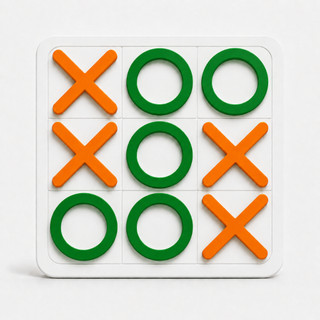 Kit 120 Jogos da Velha Infantil MDF Pintado Lembrancinha Educativa 10x10 cm