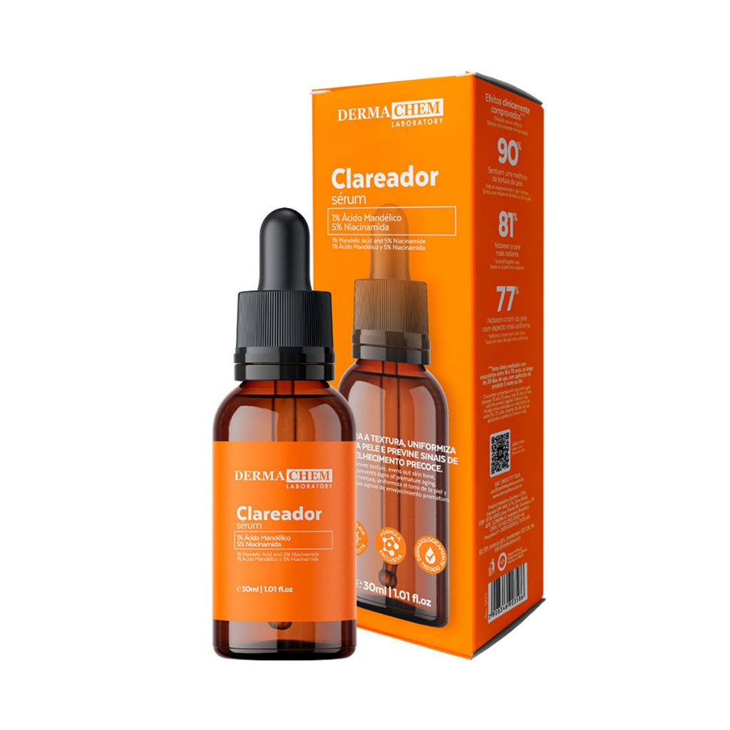Sérum Facial Efeito Clareador 30ml - Dermachem