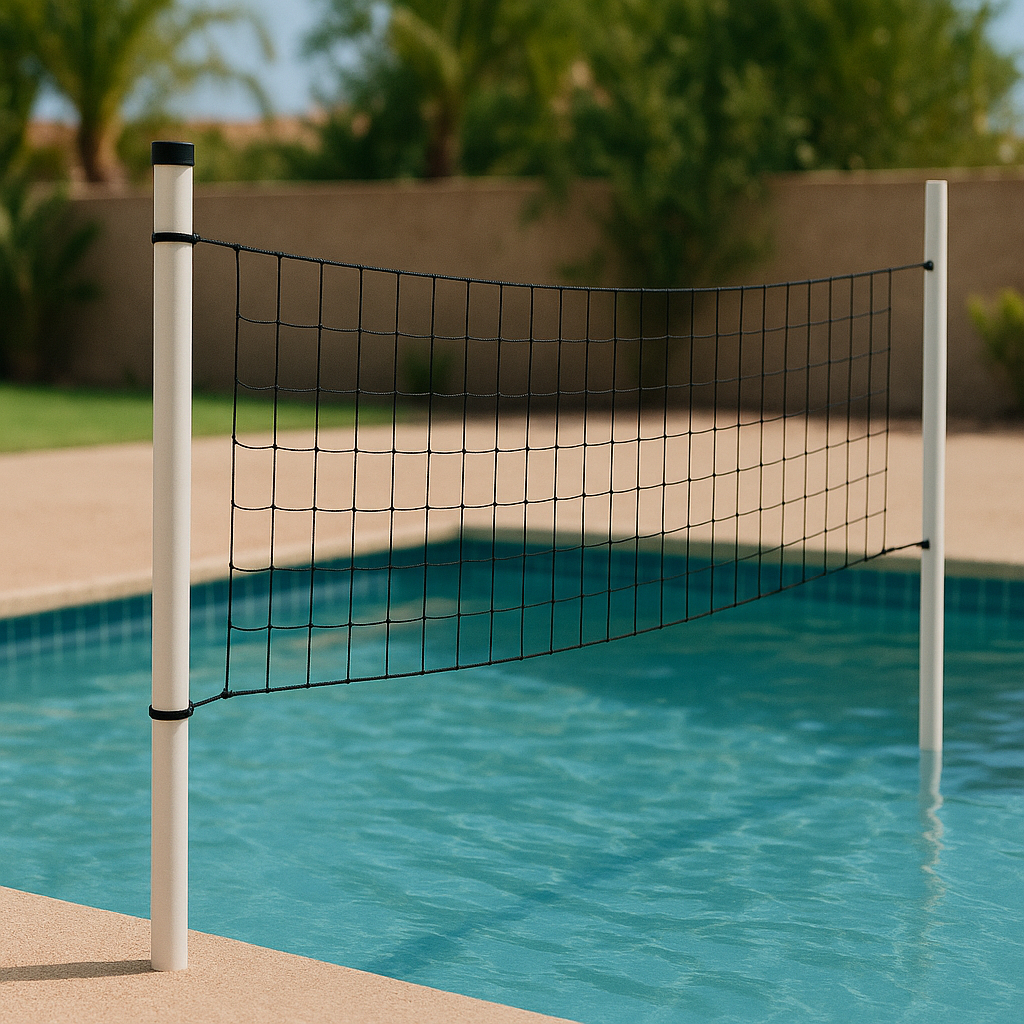 REDE DE BIRIBOL VÔLEI DE PISCINA 3 METROS MAIS NYLON EXTRA(SUPORTE NÃO INCLUSO)