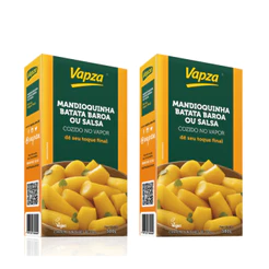 Kit 2un Mandioquinha Cozida No Vapor 500G Vapza