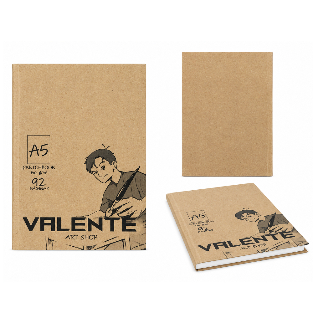Caderno Sketchbook Desenho A5 92 páginas 140 g/m²
