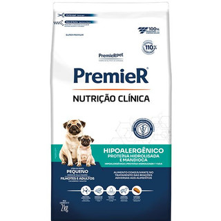 Ração Premier Nutrição Clínica Hipoalergênico Cordeiro e Arroz para Cãe Adulto Pequeno Porte 2KG