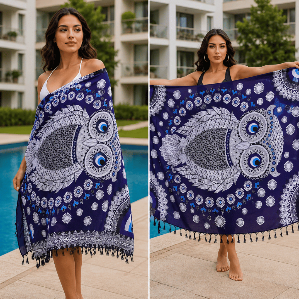Canga de Praia  Indiana Várias Cores e Modelos de Cores e Estampas