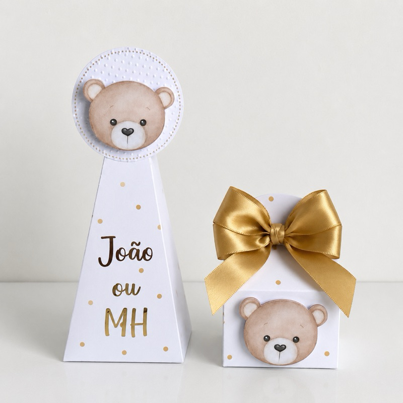 80 KIT Caixa Pirâmide+Caixa Milk Personalizada doces Festa Infantil Aniversário Chá de bebê Lembrancinhas Qualquer Tema