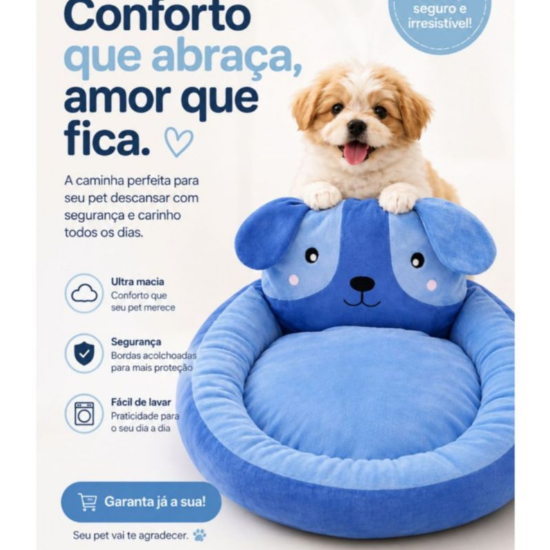 Caminha Para Pet Super macia  Aconchegante Para Seu Pet Dormi