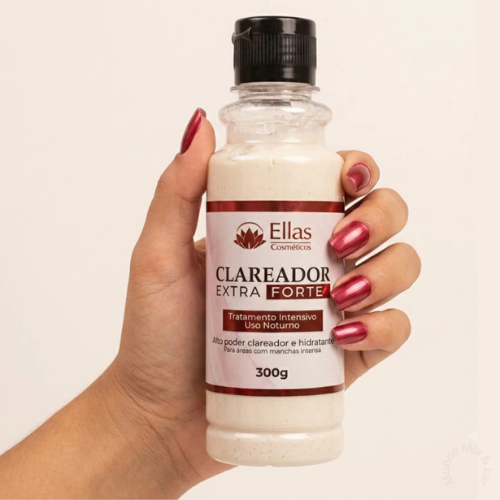 Clareador Extra Forte Uso Noturno Clareador Íntimo Axilas Virilha Manchas Corporais 300g Tratamento Intensivo