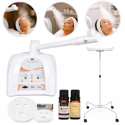 Dermosteam Ibramed Vaporizador Facial Ozônio Carrinho Auxiliar 220V