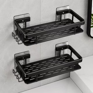 1/2/3 Suporte De Shampoo Preto Organizador Alta qualidade Prateleira De Banheiro Sem Furo…