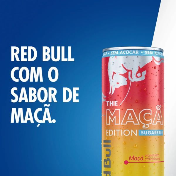 Red Bull Maçã Sem Açúcar 250ml – Caixa com 24 Unidades — imagem 2 de 2