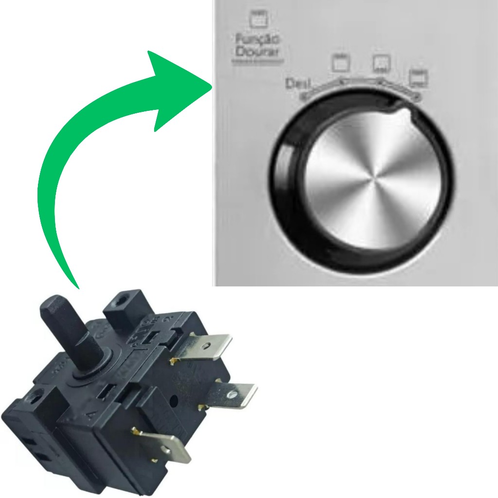 Chave Seletora Forno Elétrico Bfe35, Bfe55p, Bfe43, Bfe41p, Bfe49