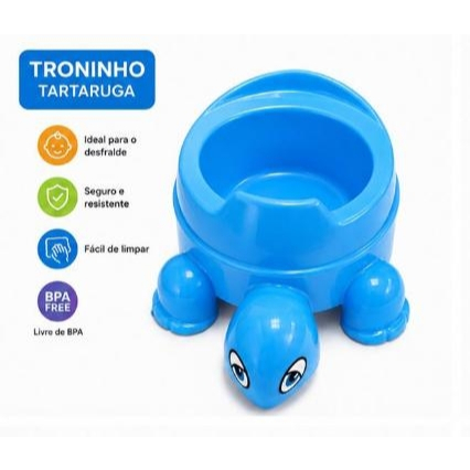 Troninho Infantil Tartaruga  para Desfralde – Conforto, Segurança e Praticidade