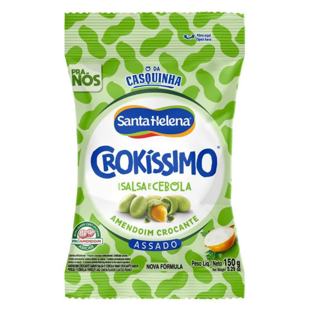 Kit Crokíssimo Amendoim 150g: Pimenta Suave + Salsa e Cebola + Shoyu · foto 2