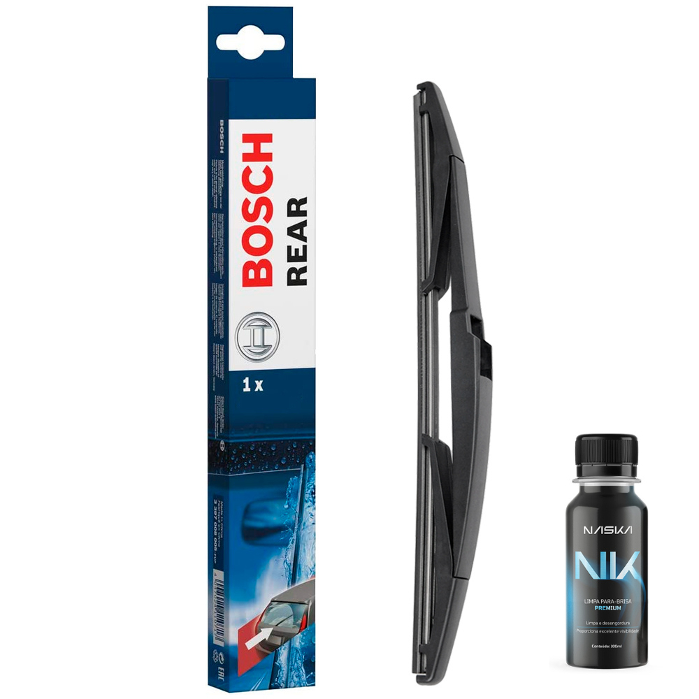 Palheta Traseira Bosch Original para Carro Limpeza Silenciosa e Alta Durabilidade