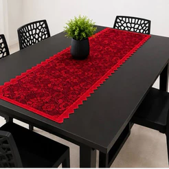 Caminho de mesa renda trilho passadeira balcão decoração 1,40 x 0,50 cm JCM