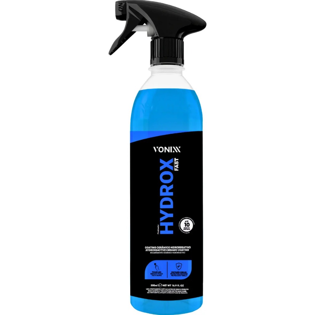 Hydrox Fast 500ml Vonixx Selante Cerâmico Cristalizador de Vidro Para-brisa Pintura