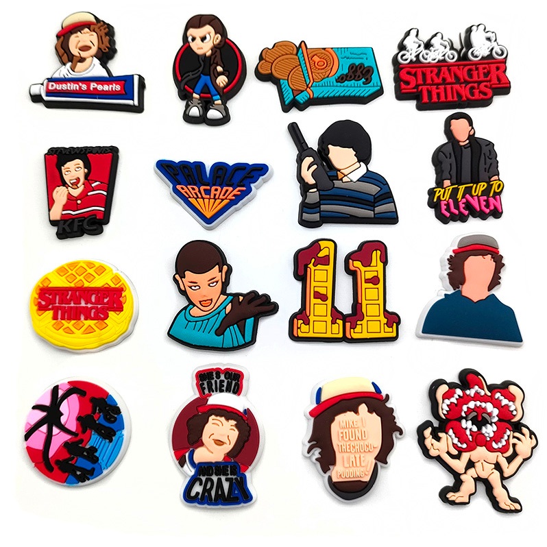 Kit 16 Cartoons Pins Botons  para Babuche