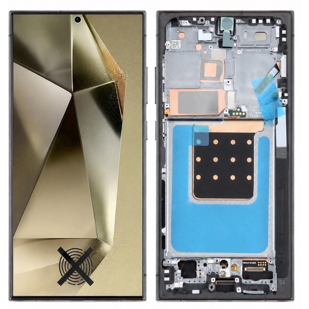Display Frontal Tela lcd INCELL Para Galaxy S24 Ultra FRONTAL COM ARO INCELL