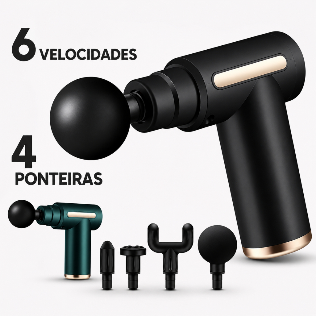 Massageador Elétrico Profissional Muscular Pistola Original