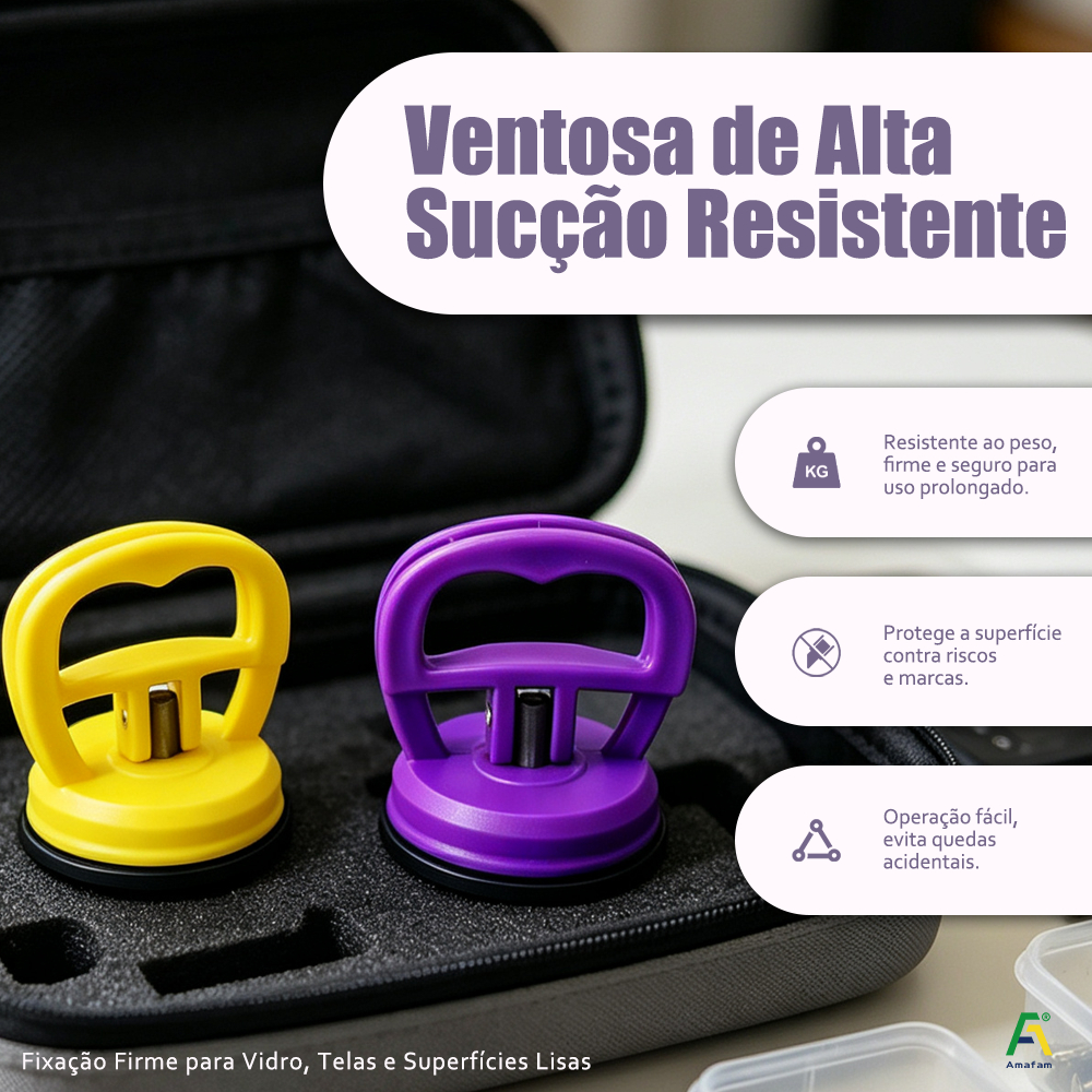 Ventosa de Sucção 5,7 cm Puxador Desamassar Amassados Carro Reparo de Tela de Celular