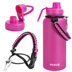 𝐌𝐎𝐃𝐔𝐒 Garrafa Térmica 1000ml garrafa espacial Quente & Frio Com Isolamento Térmico De Grande Capacidade