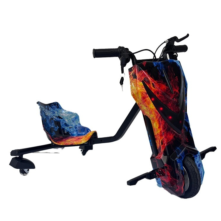 Triciclo Elétrico Drift Motorizado 250w350w Adulto/Infantil 3 Velocidades Bluetooth Led C/ Kit proteção