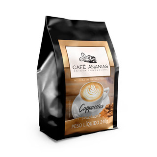 Capuccino Café Ananias - Mistura em Pó Para Preparo -  pacote de 240 Gr.