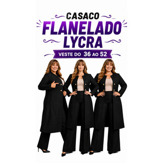 Casaco Sobretudo grande Moda Evangélica Gospel Plus Size na promoção Preta Blaser Social Cardigan reto longo Comprida