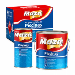 Tinta Pu Piscina Maza - kit 4,5L - Tinta para piscina