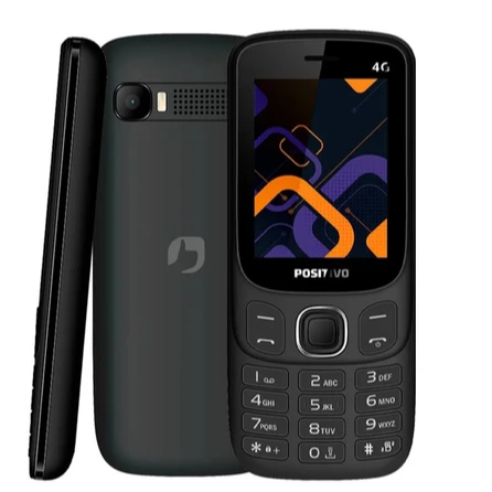 Celular Feature Phone Positivo P41 48mb 128mb 4g Tela 2,4'' Rádio Fm Preto