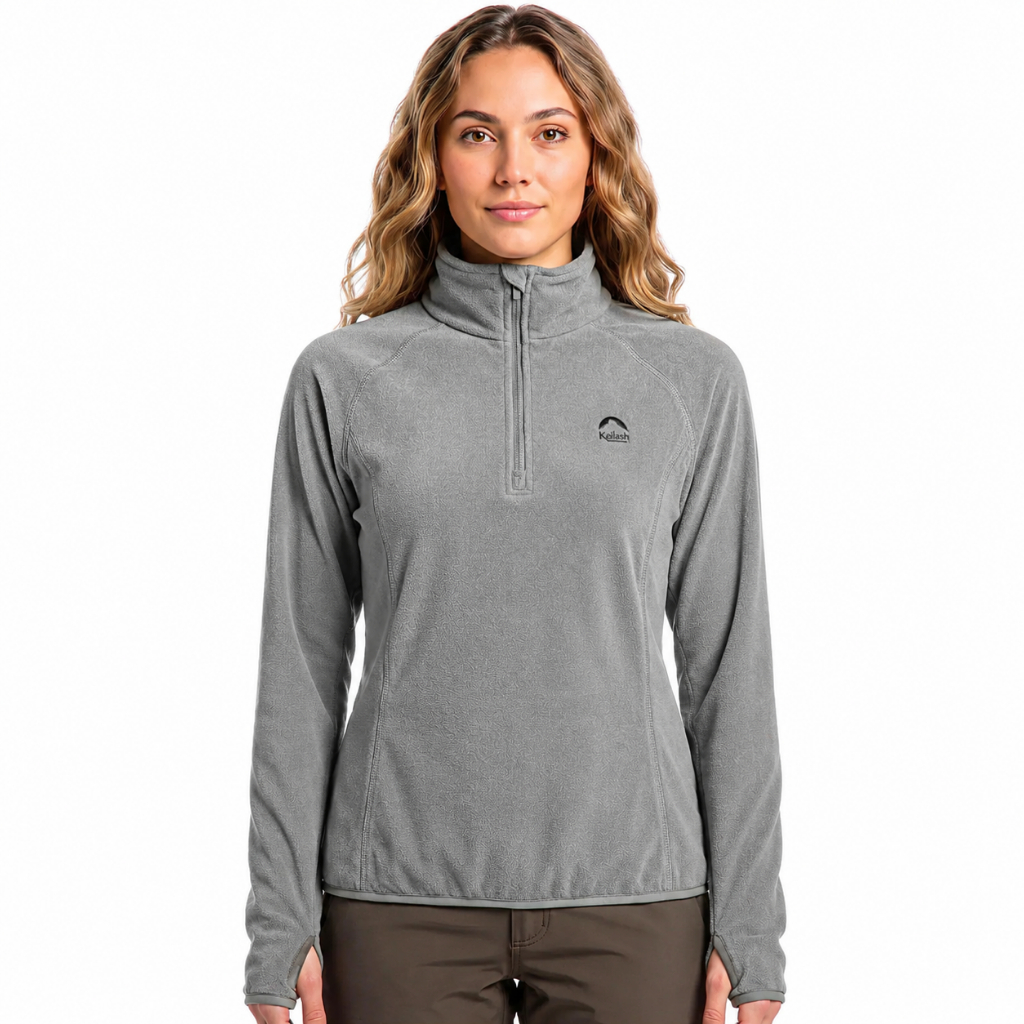 Casaco Fleece Feminino Kailash Chamonix Soft Confortável Neve Frio Inverno