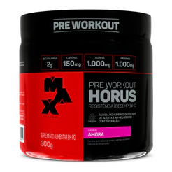 Pré Treino Max Titanium Hórus Sabor Amora Pote 300g